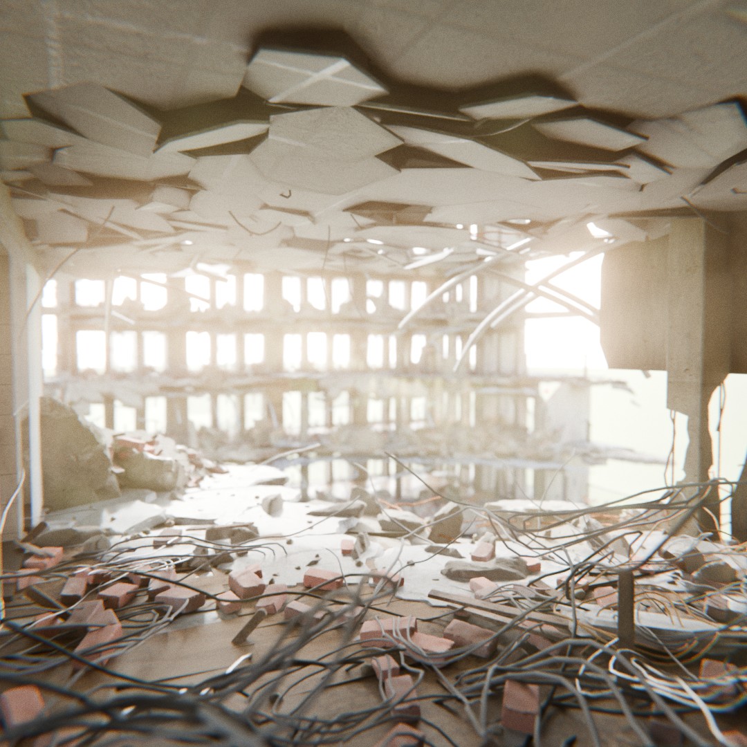 Interior Overgrown Details - Base Structure
