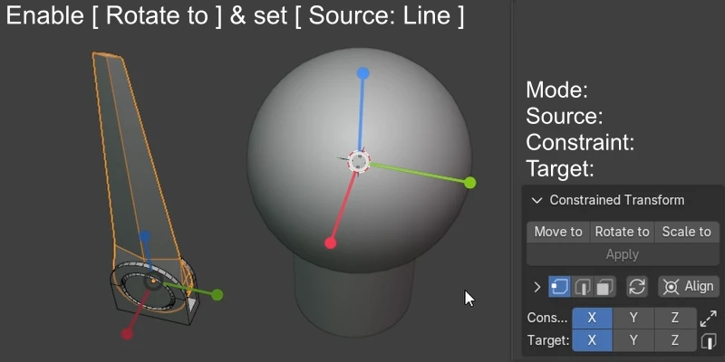 Rotate To Sphere Quick Start