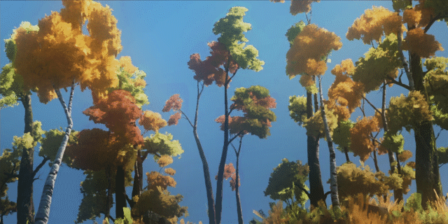 Animated vegetation effect 1
