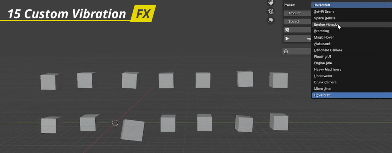 Procedural motion FX