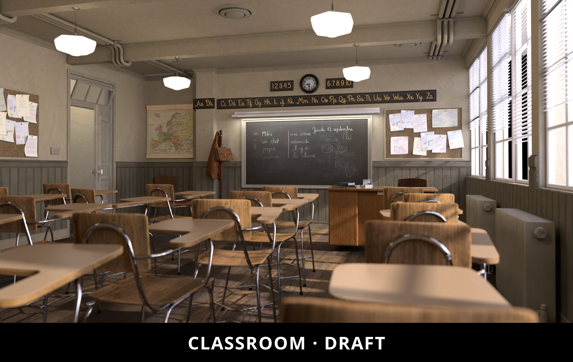 Classroom Render 1
