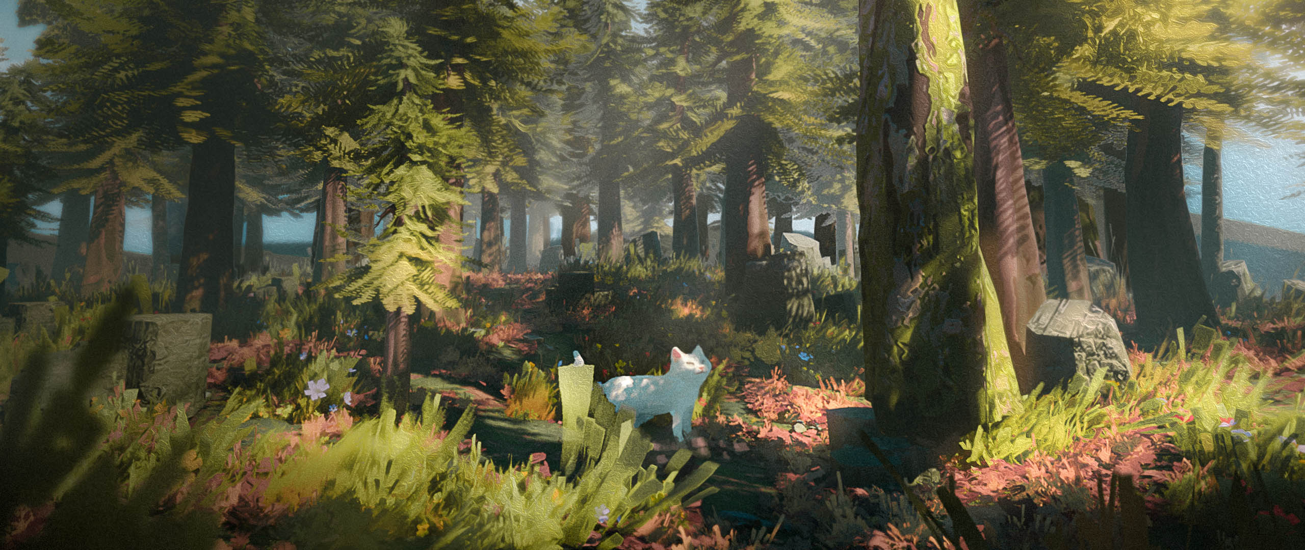 Stylized forest artwork 2