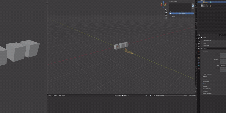 Switching between BPM and audio input modes