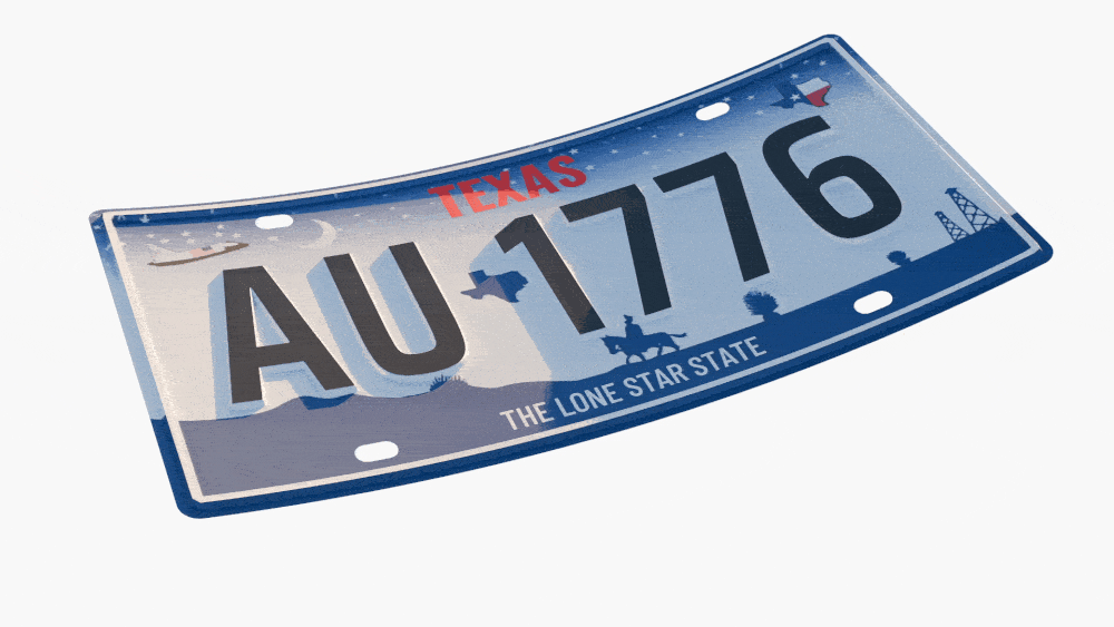 License plate generator demo