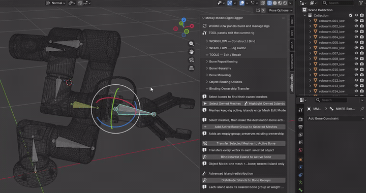 MMRR demonstration: Select Owned Meshes