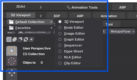 Preset selection in native headers