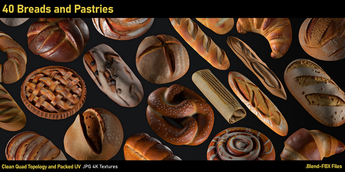 Bread and Pastries models