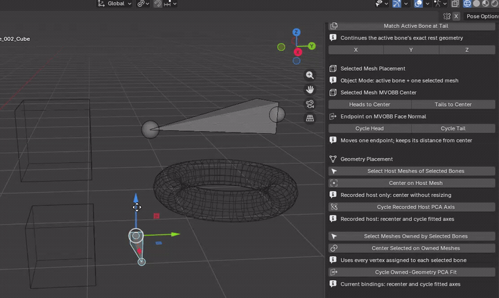 MMRR demonstration: Cycle Recorded Host PCA Axis
