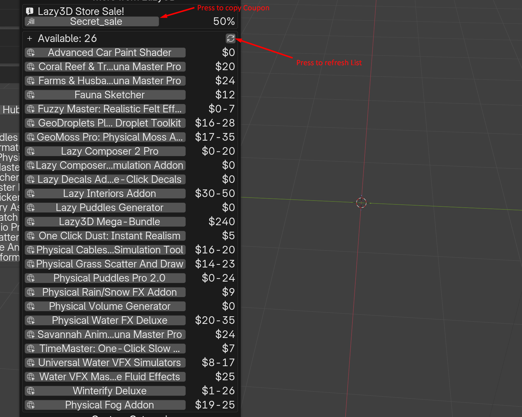 Custom categories