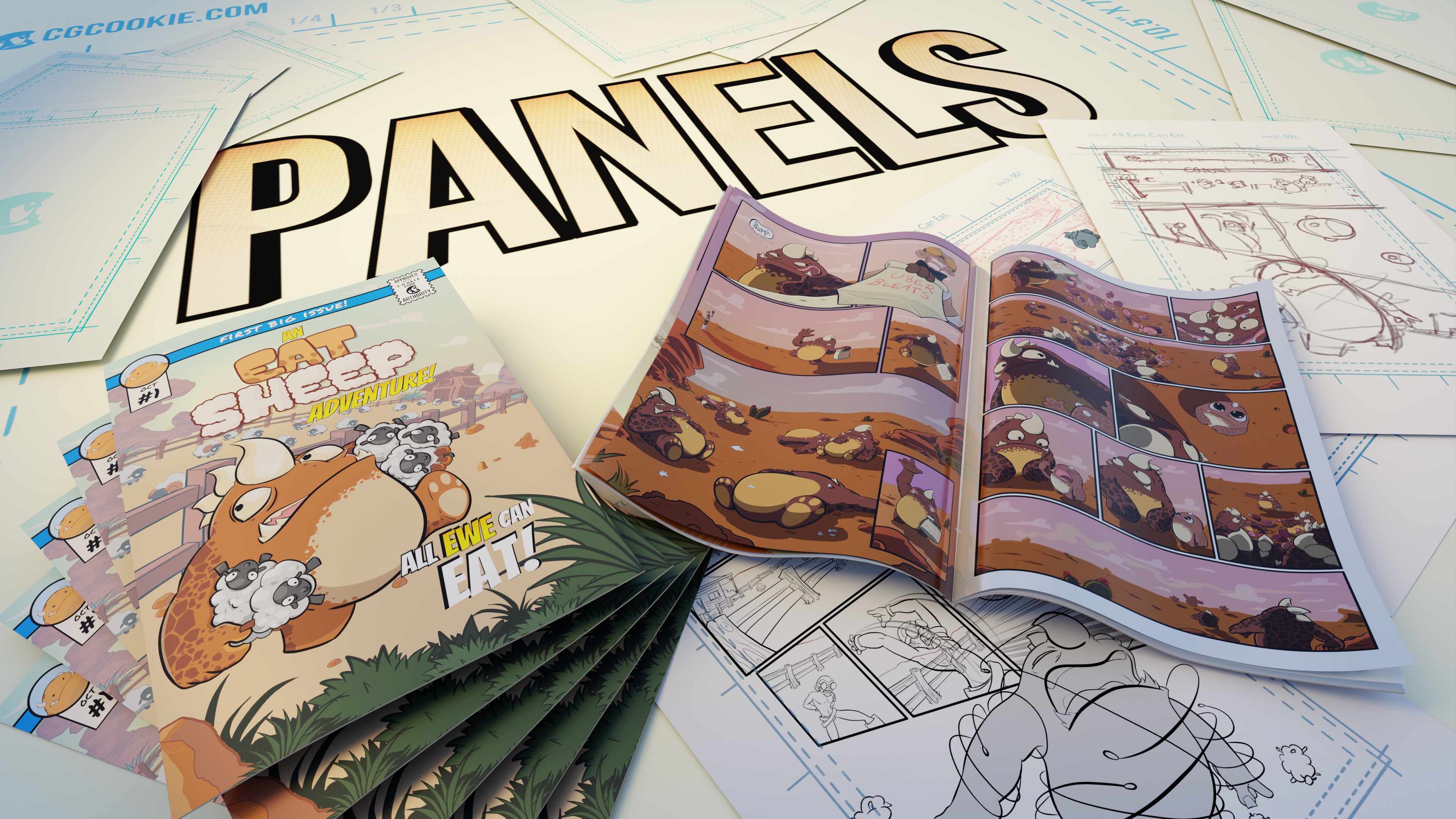 PANELS course for Grease Pencil