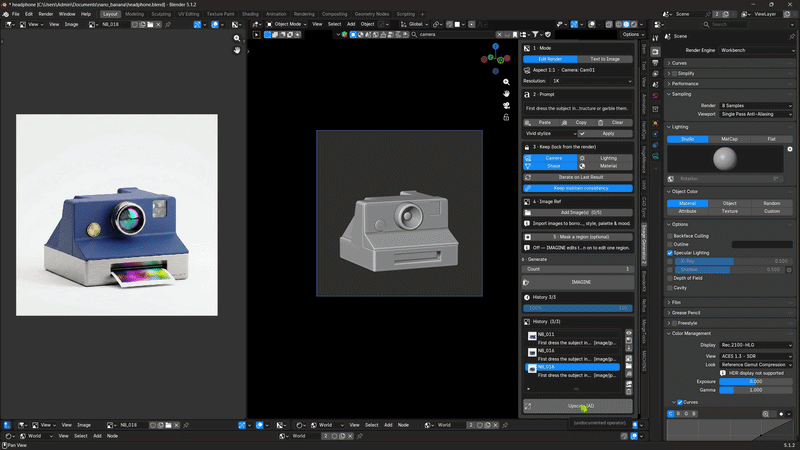 Image Generator 2.5 AI upscale workflow