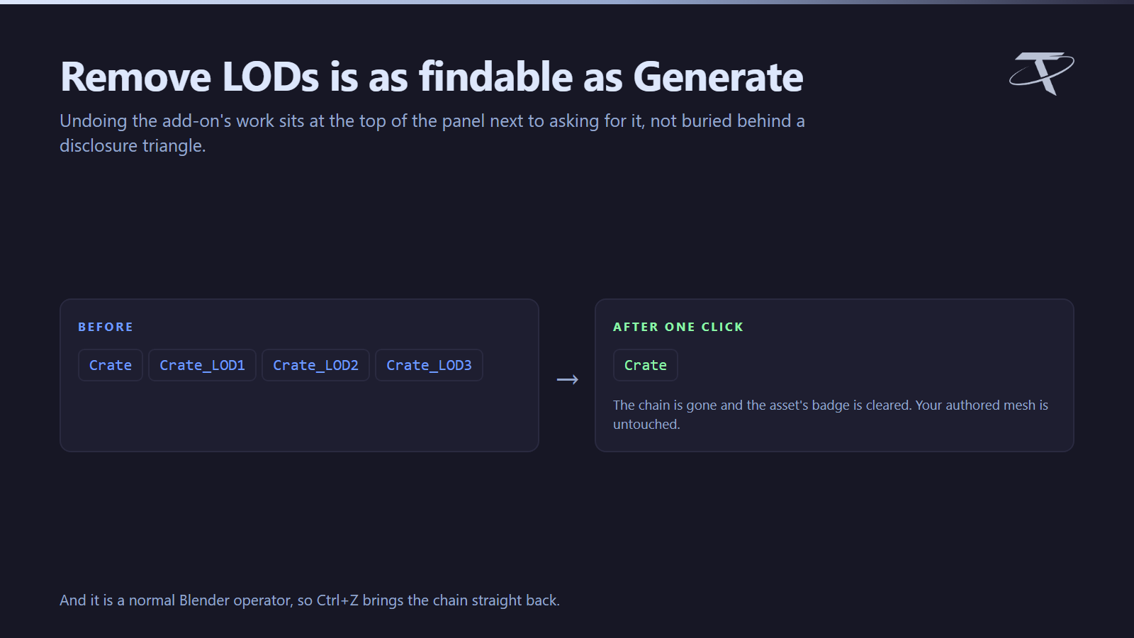 Remove LODs