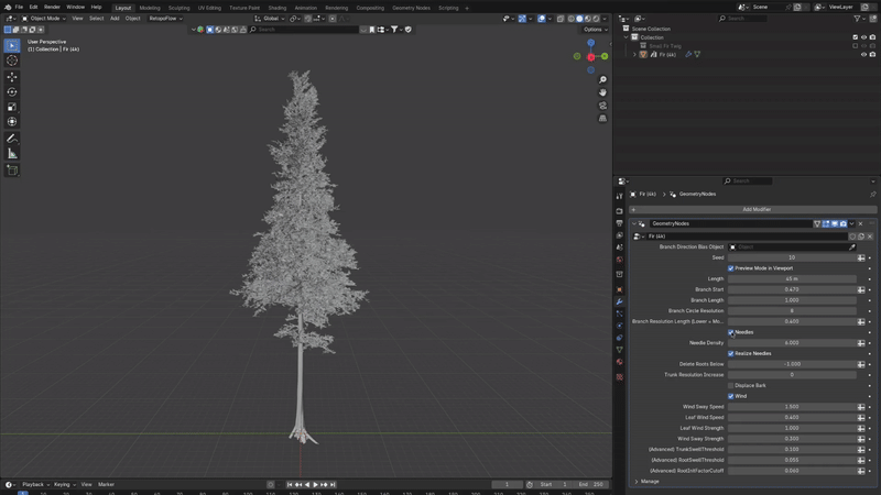 Tree Machine - Realistic Trees, Infinite Variation (Geometry Nodes ...