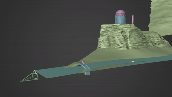 Camera culling node demo