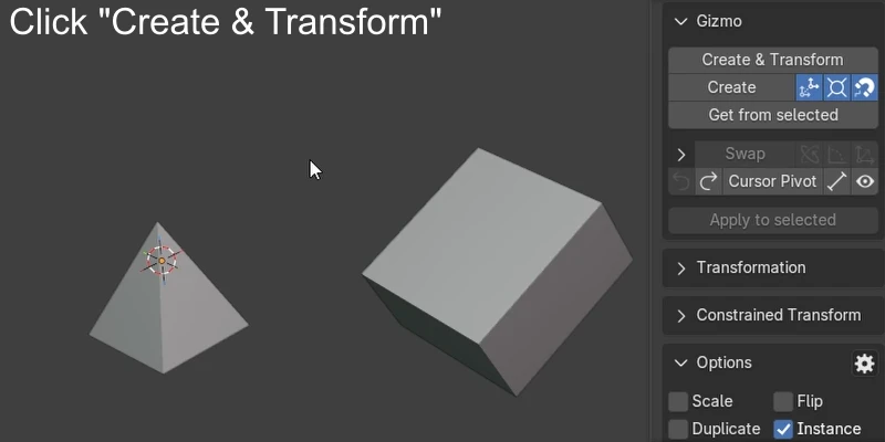 Create and Transform Workflow