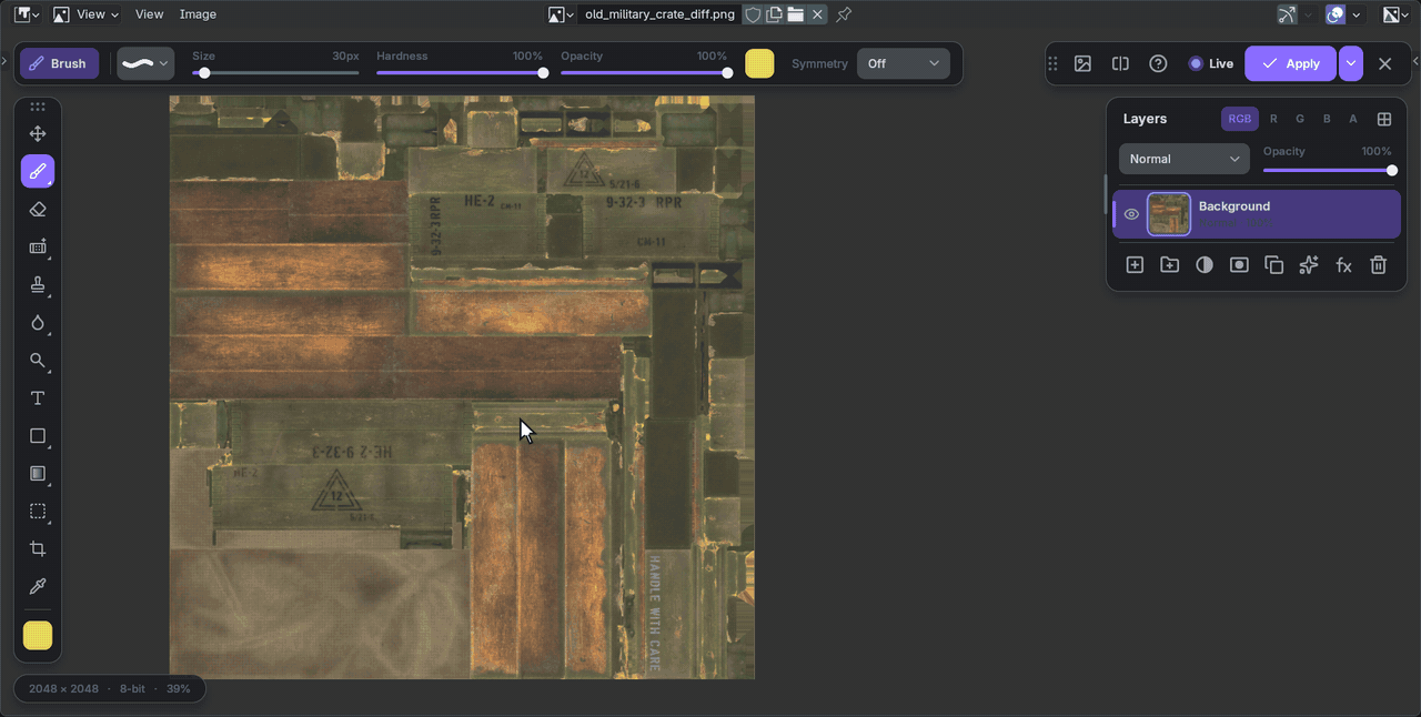 Adjustment layers and smart filters