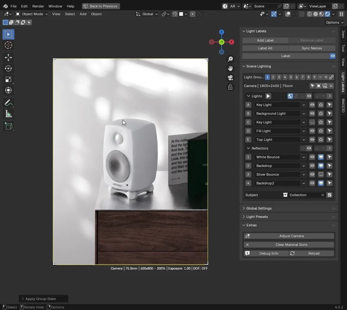Light Labels workflow preview 5 — earlier interface