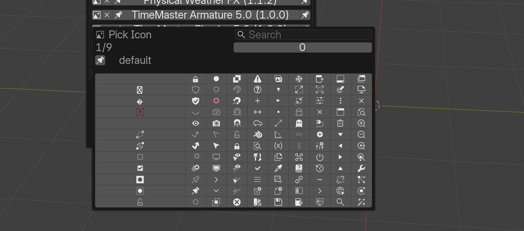 Icon selection