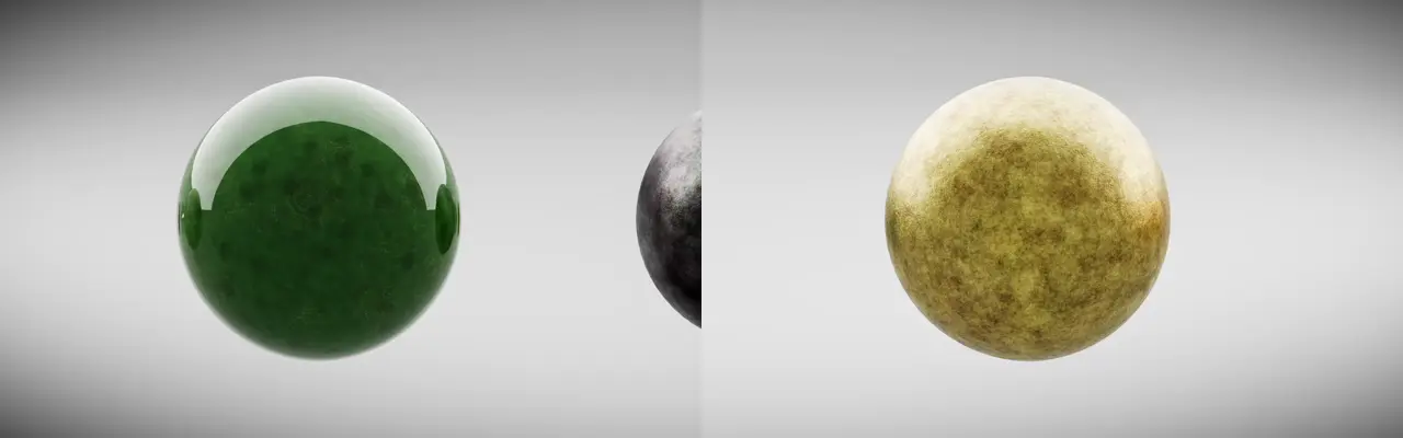 aesthetiq comes with a variety of materials