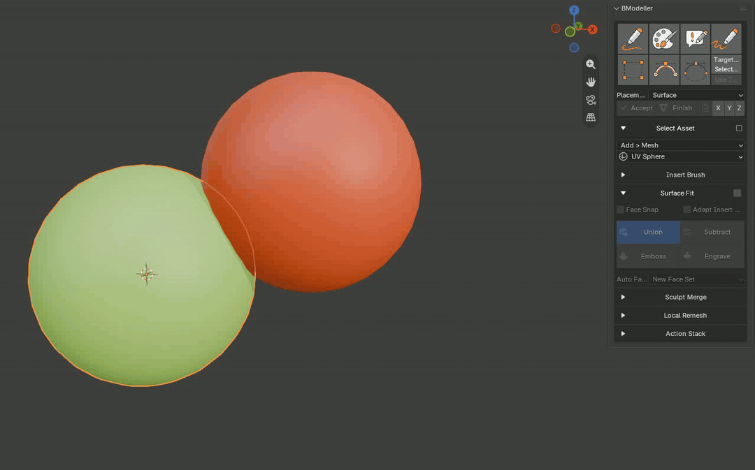 BModeller: Blend Material