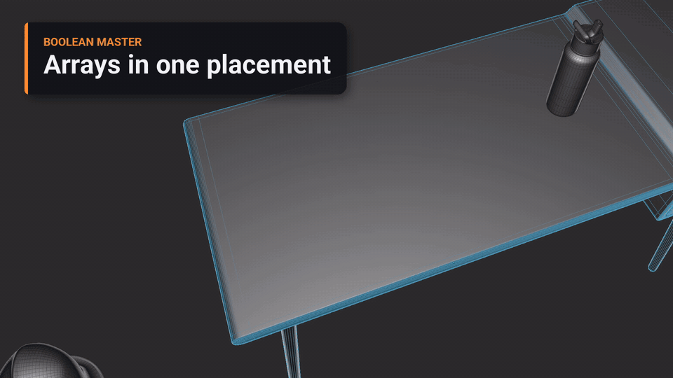 Arrays in one placement