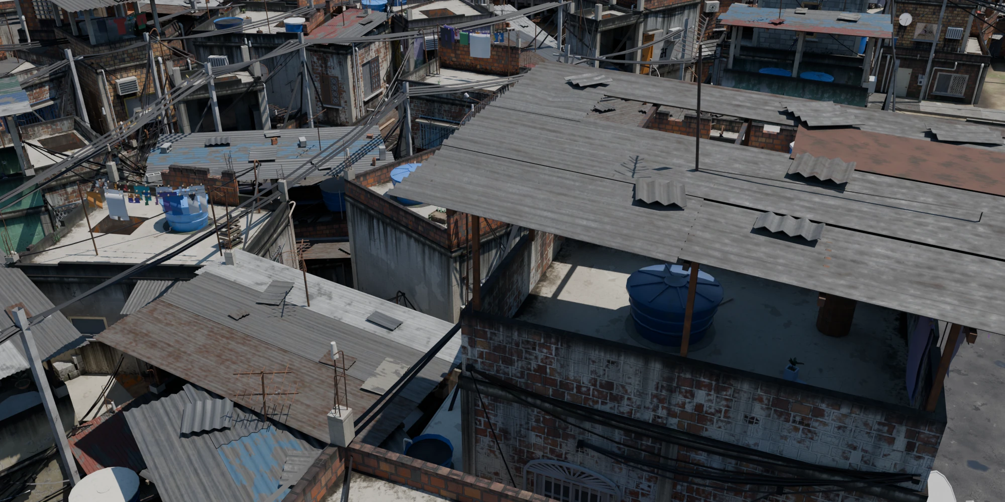 Rooftops up close