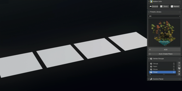 One-click preset GIF
