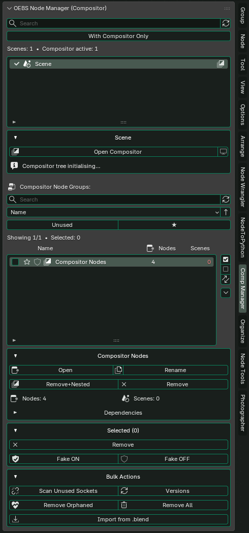 Compositor Manager interface