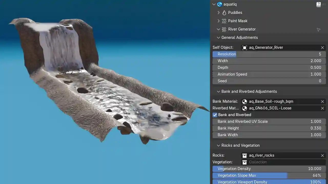 River generator demonstration