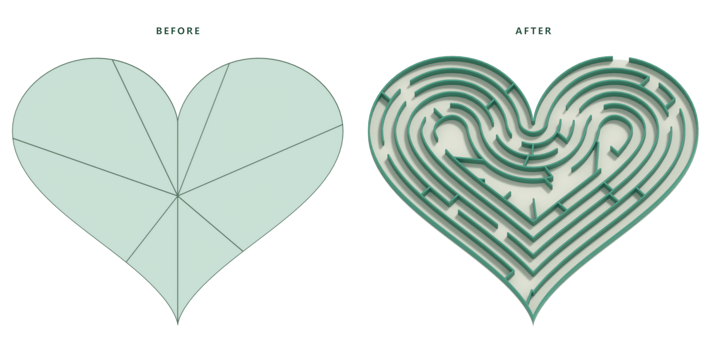 Maze shape example 4