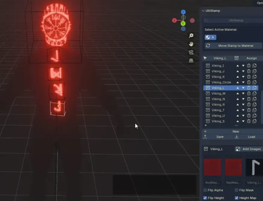 Emissive decals