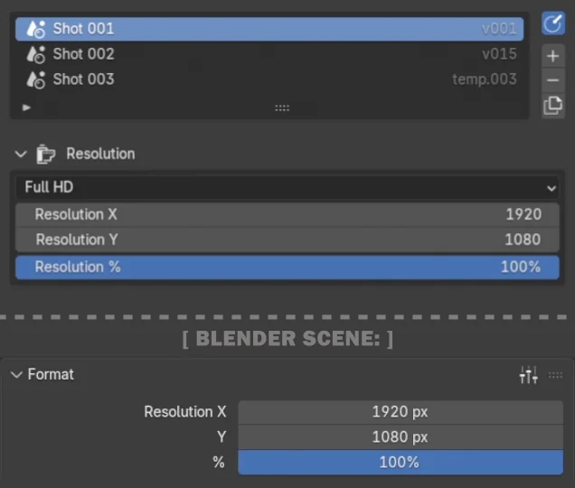 Resolution module demo
