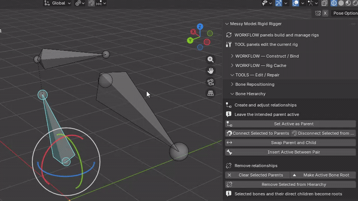 MMRR demonstration: Make Active Bone Root