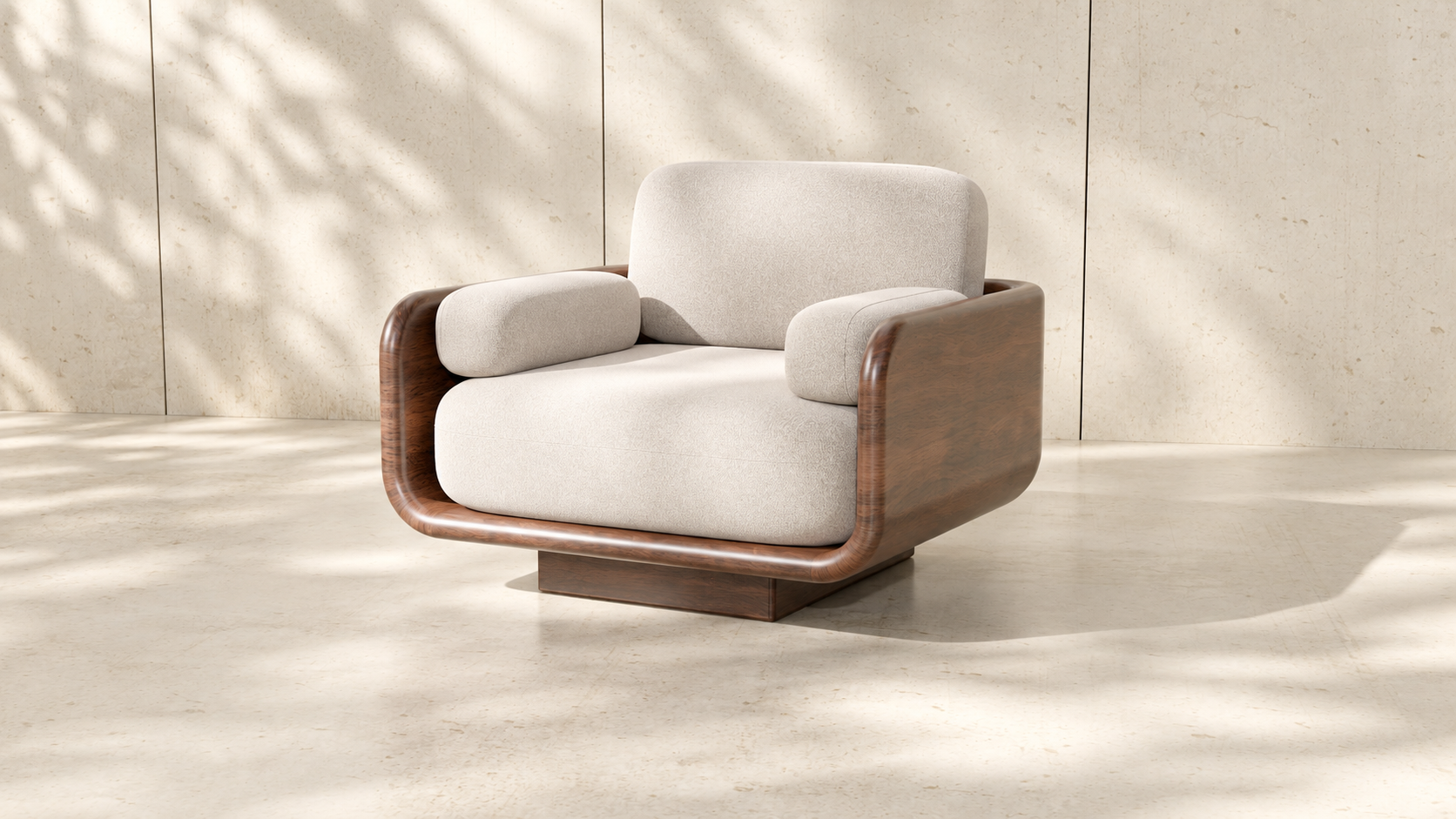 Matching armchair alternate angle
