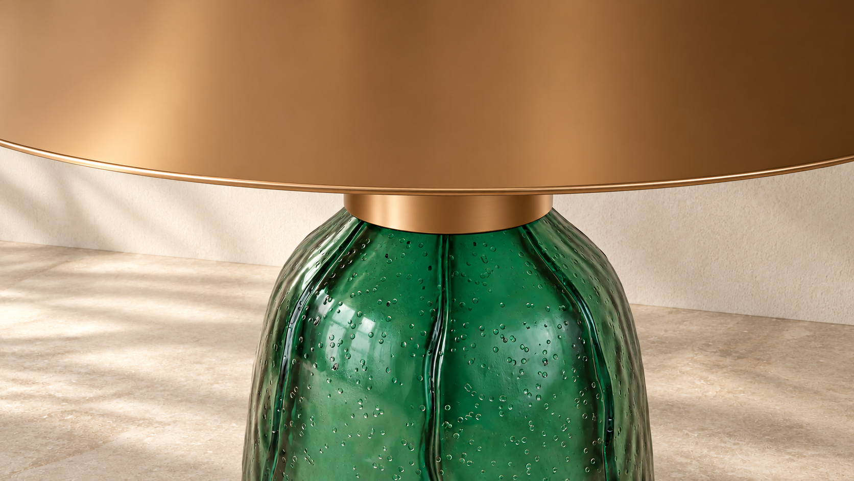 Table lamp designs and materials
