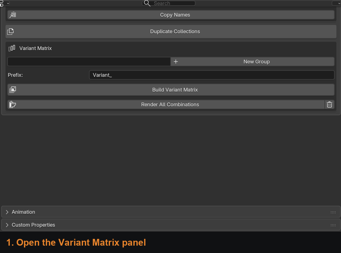 Variant Matrix workflow