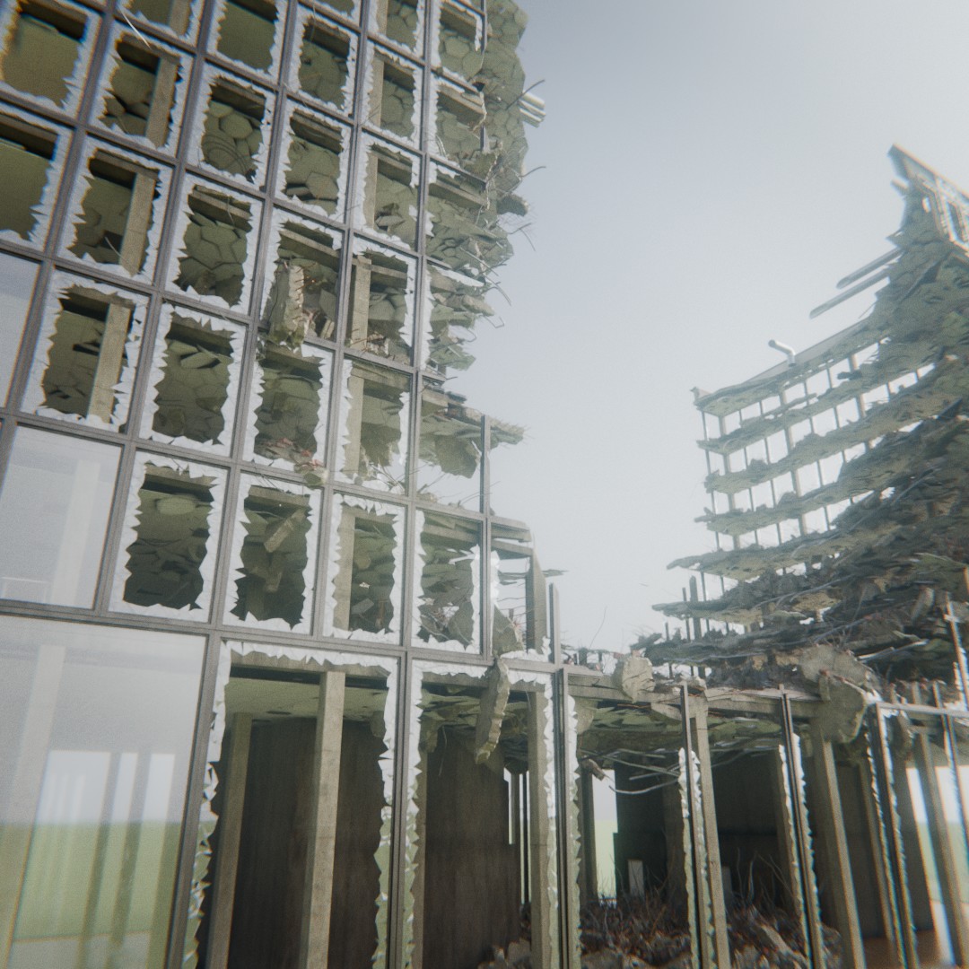 Glass Facade Vegetation - Base Structure
