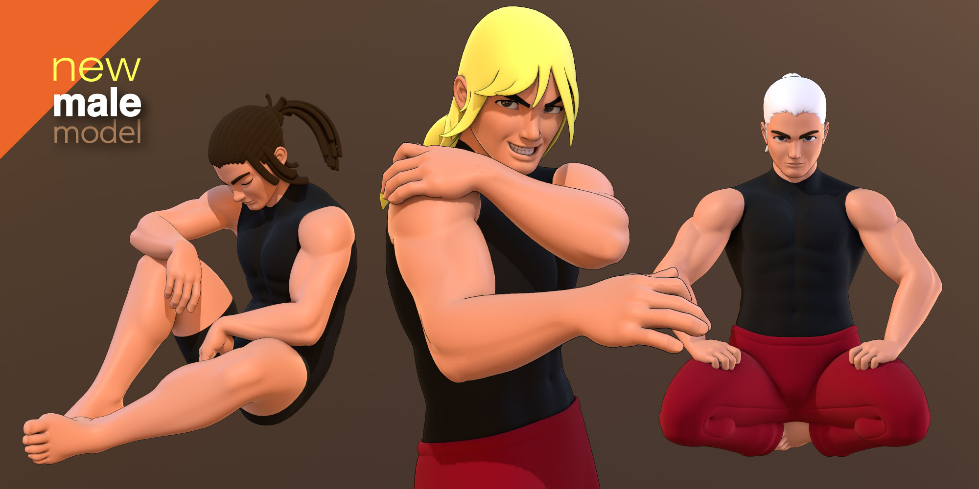 Stylized Rigged Humans