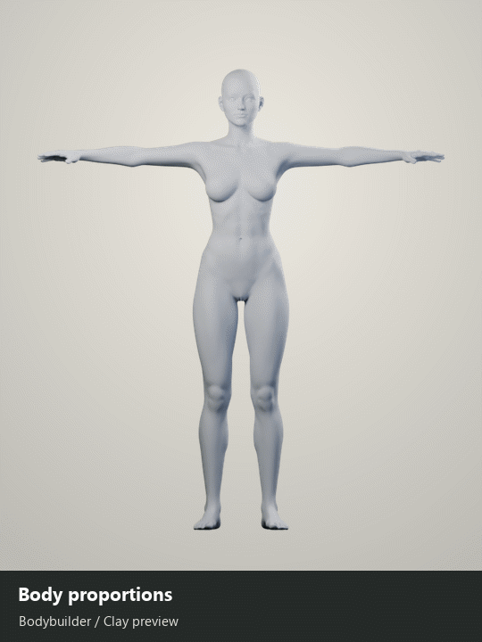 Body proportions in full view