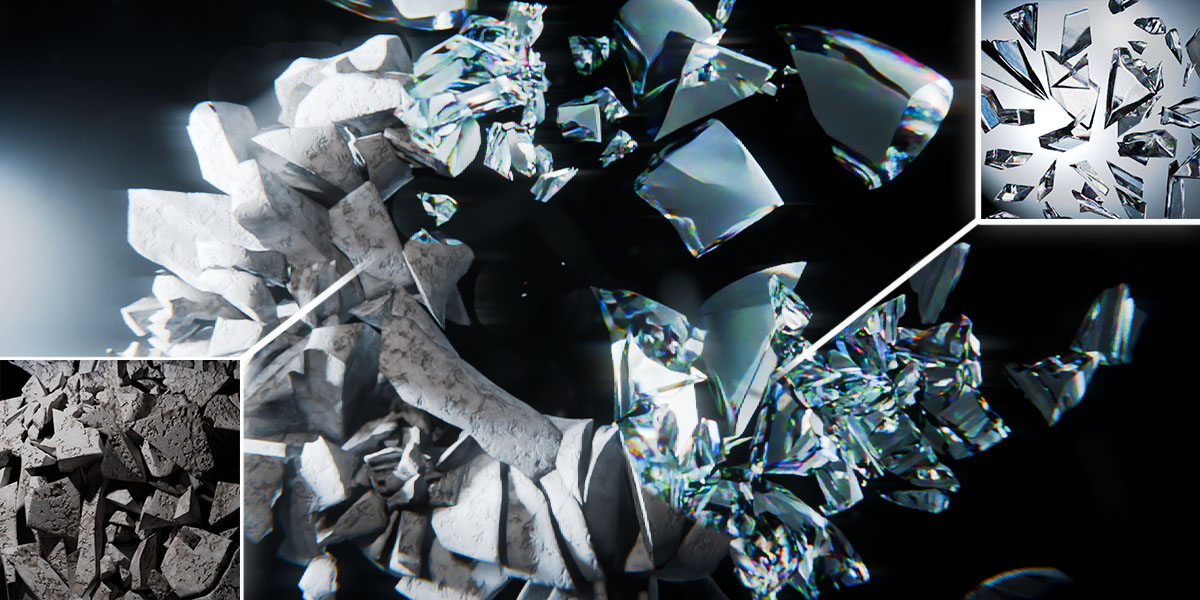 Lazy Drop Library — materials and thumbnails
