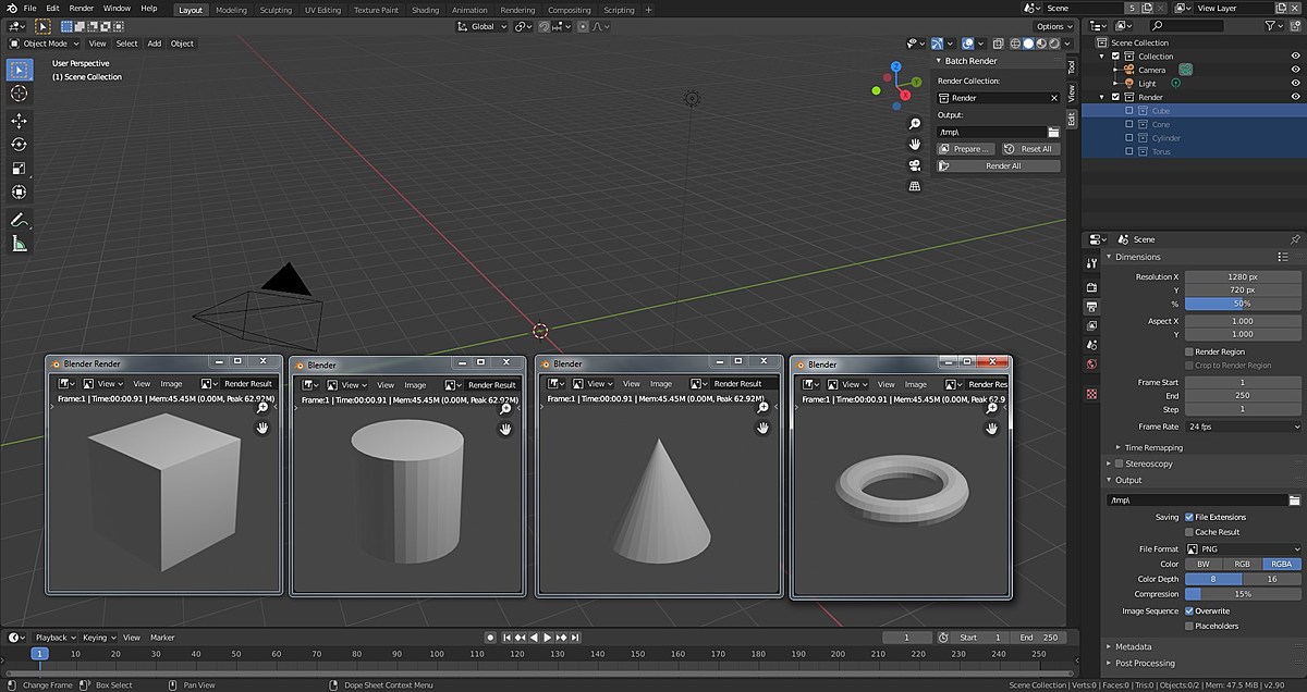 Batch Render Collection