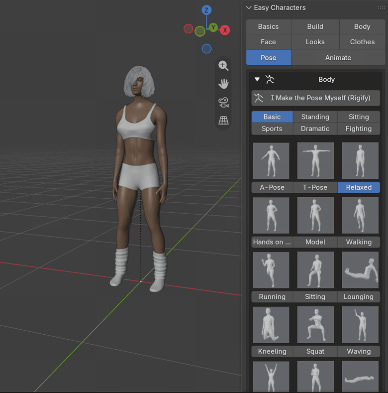 Easy Characters: poses