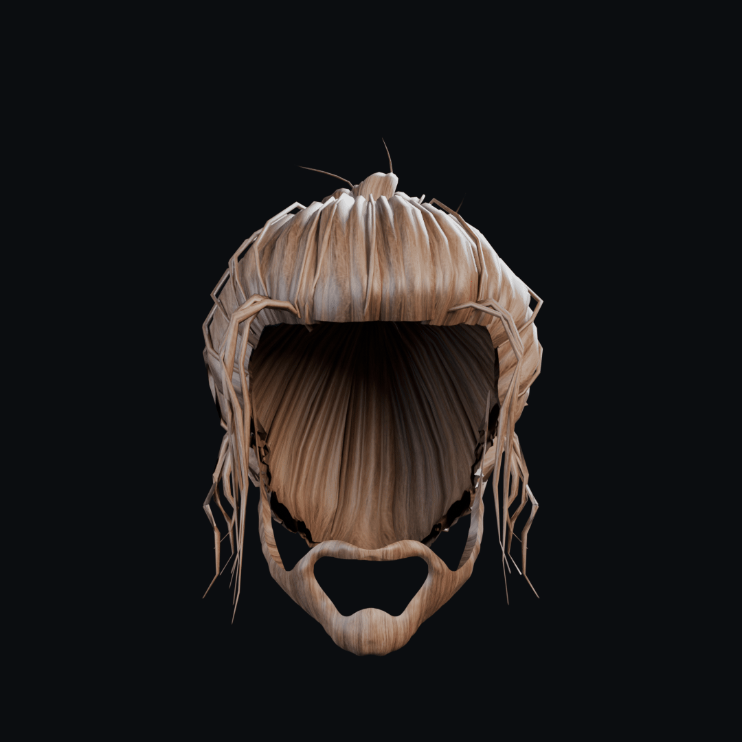 Bernardo stylized hair and beard 360 degree Cycles turntable