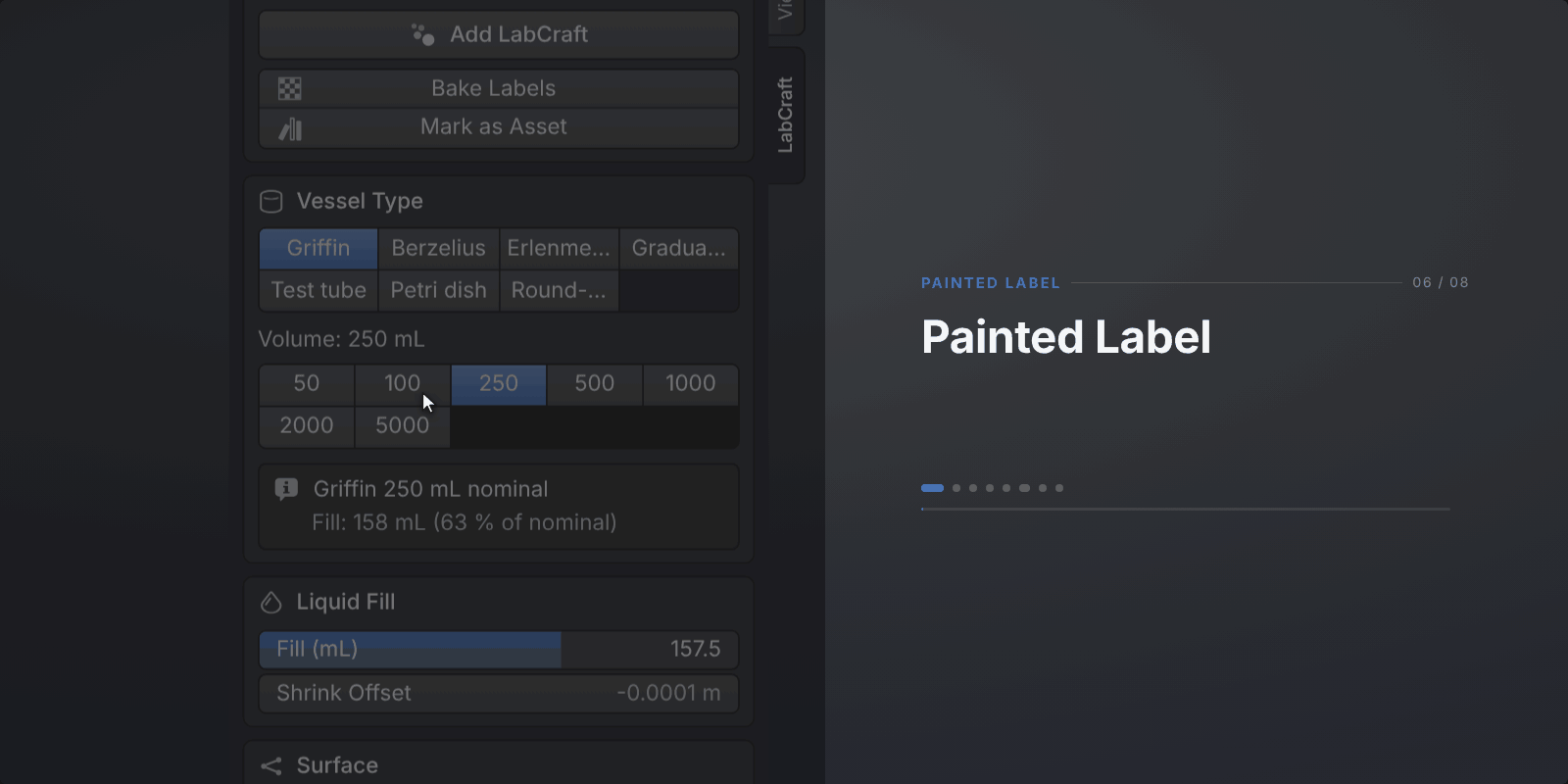 Screen recording: Painted Label