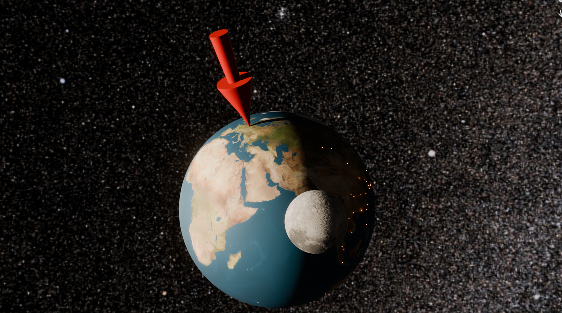 Earth-Sun-Moon Simulator - Superhive (formerly Blender Market)