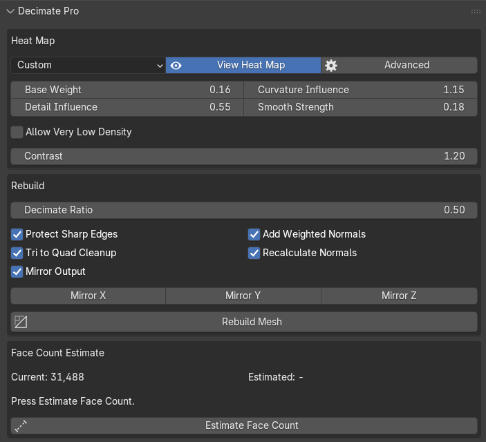Standard UI