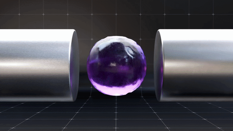 Soft body against concave collider