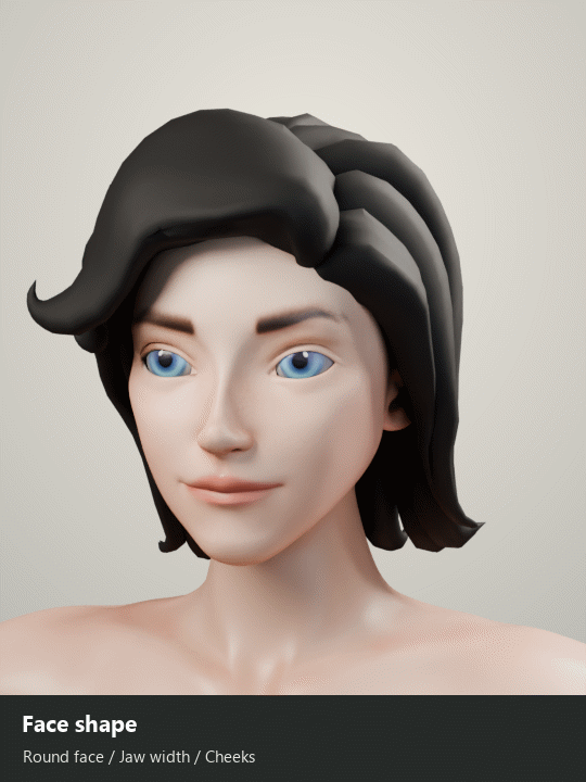 Face-shape controls in motion