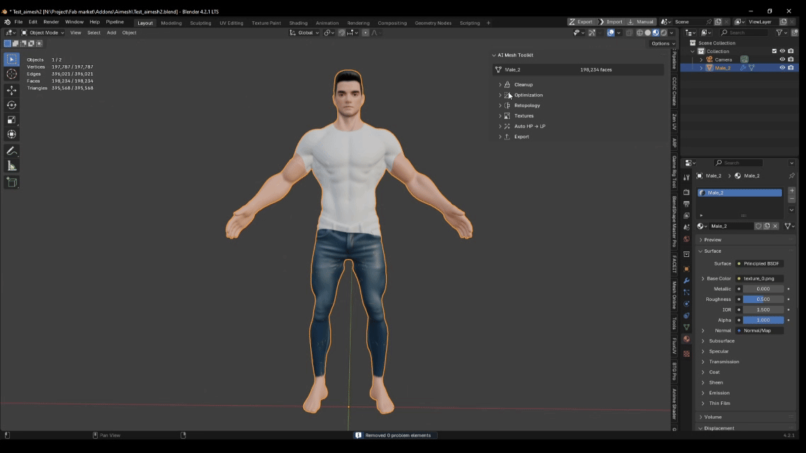 Polygon reduction preview