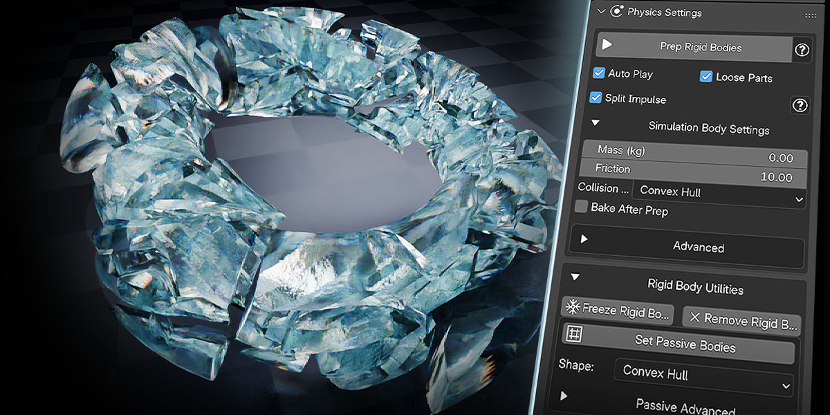 Rigid Body Simulation GIF
